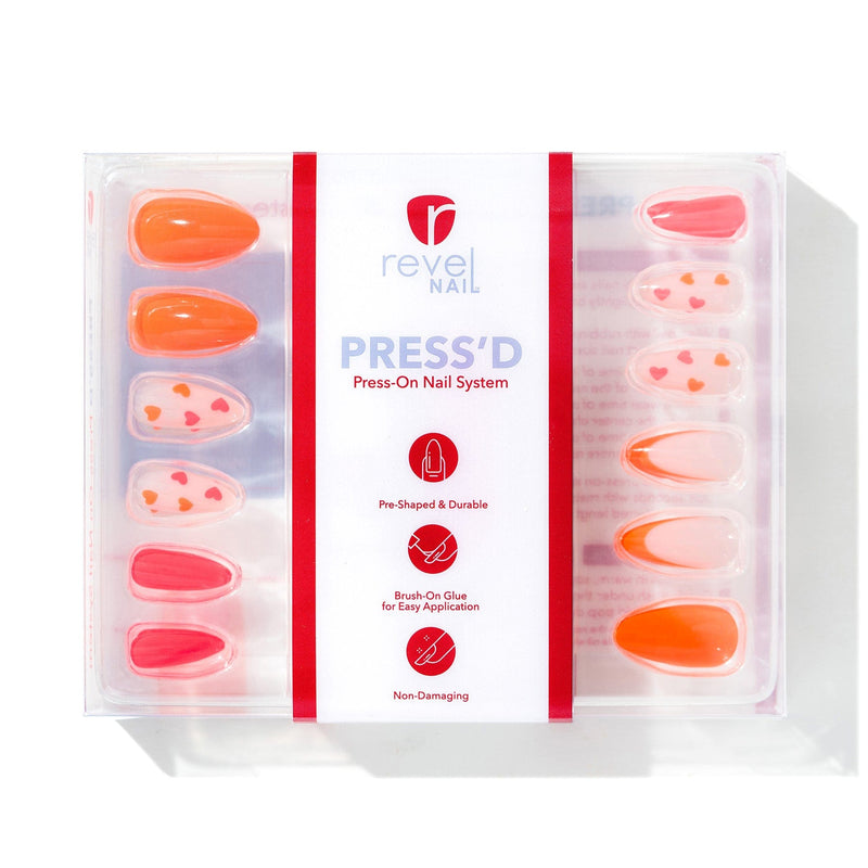 Press Ons Summer Fling | Gloss Long Almond Press-On Nails