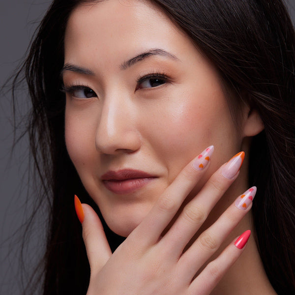 Press Ons Summer Fling | Gloss Long Almond Press-On Nails