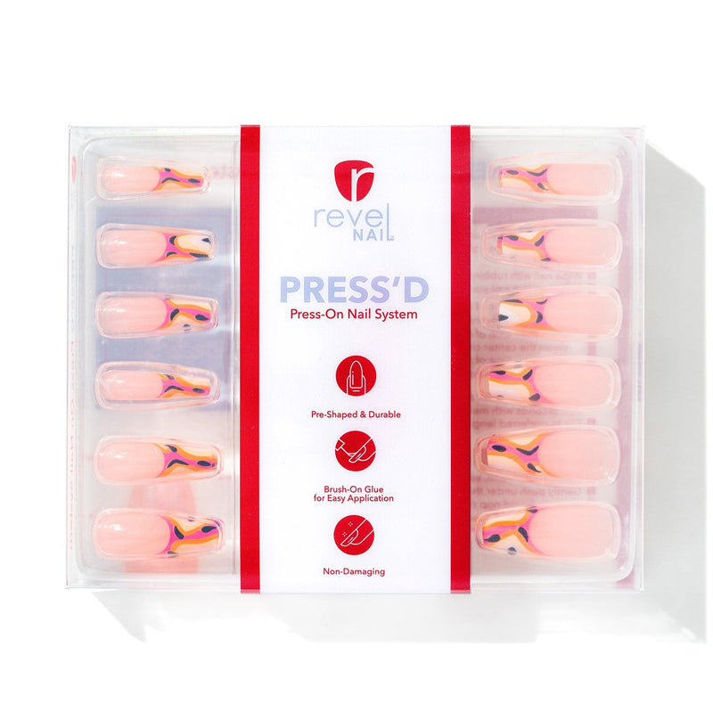 Press Ons Toucan Sun | Gloss Extra Long Coffin Press-On Nails