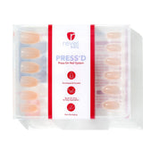 Press Ons Trench Coat | Gloss Medium Coffin Press-On Nails