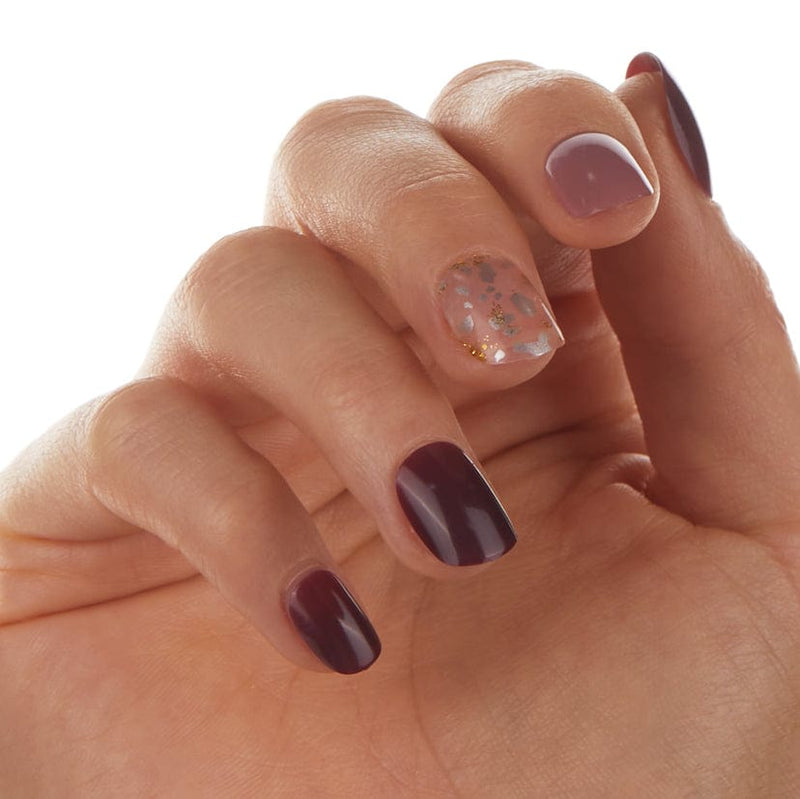 Press Ons Wine Tasting | Gloss Short Square Press-On Nails