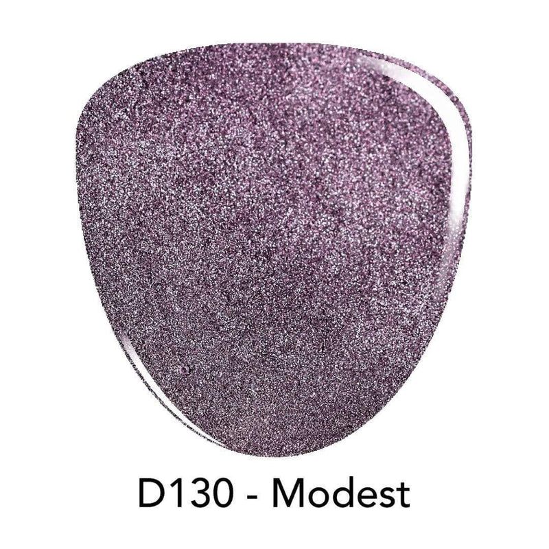 D130 Modest Purple Shimmer Dip Powder