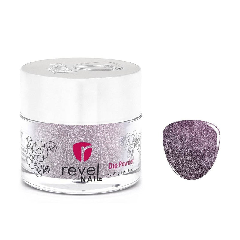 D130 Modest Purple Shimmer Dip Powder