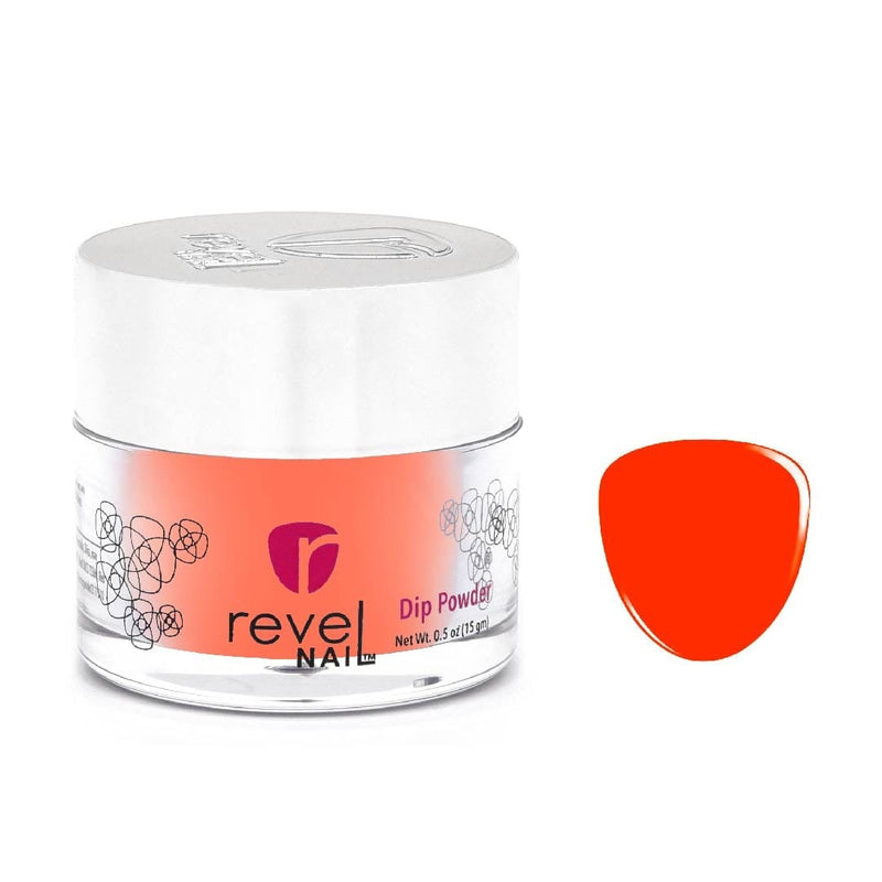 D164 Athena Orange Creme Dip Powder