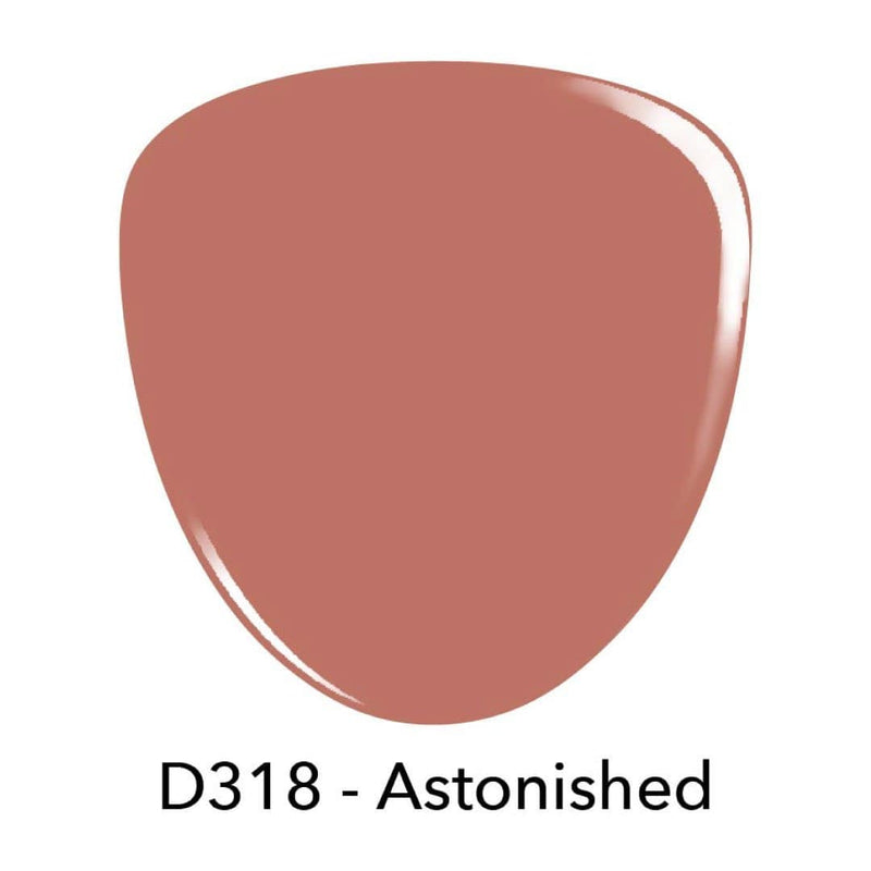 D318 Astonished Orange Creme Dip Powder