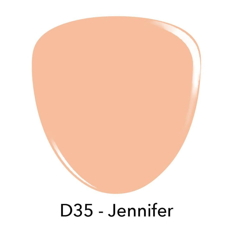 D35 Jennifer Peach Crème Dip Powder