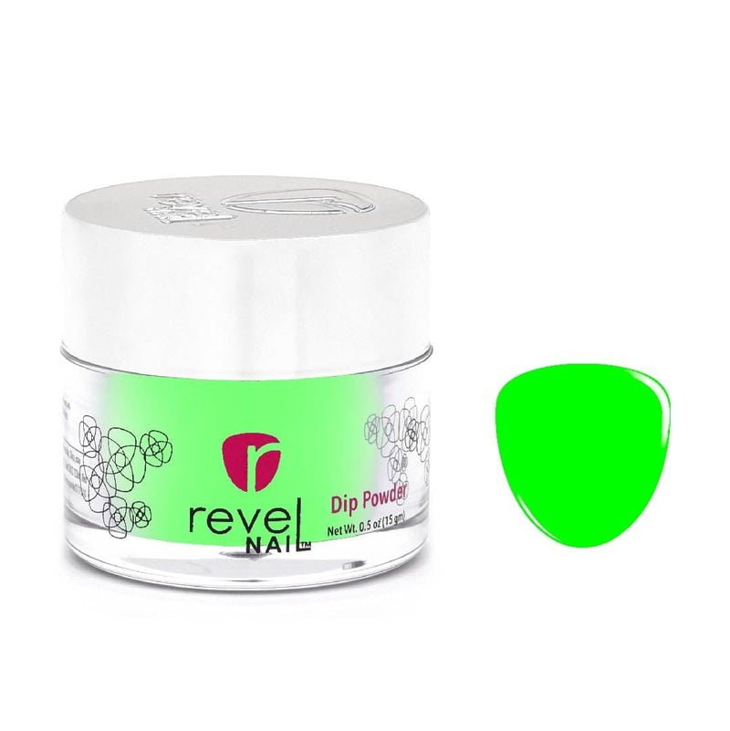 D393 Charged Green Creme Dip Powder