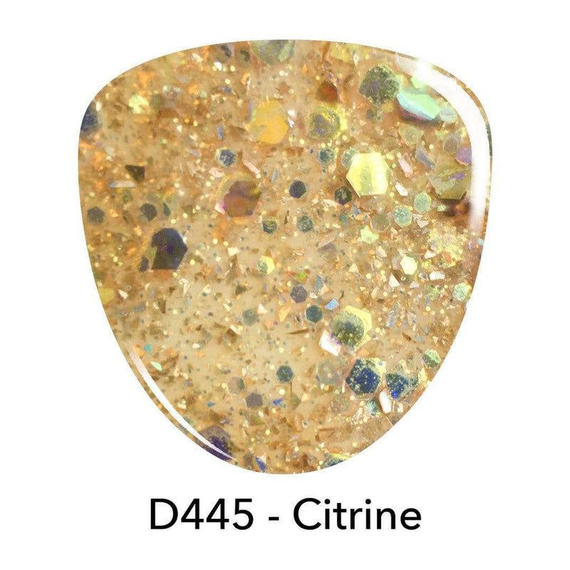 D445 Citrine (TT4) Gold Glitter Dip Powder