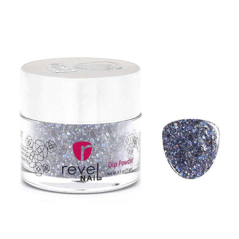 D514 Fairytale Purple Glitter Dip Powder