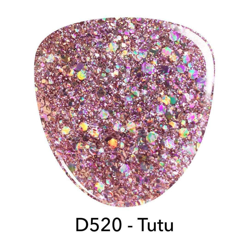 D520 Tutu Pink Glitter Dip Powder