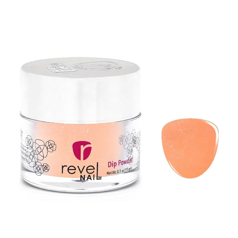 D521 Sorbet Peach Shimmer Dip Powder