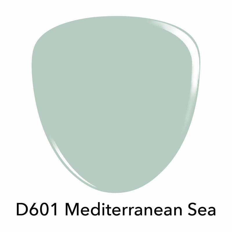 D601 Mediterranean Sea Green Sheer Dip Powder