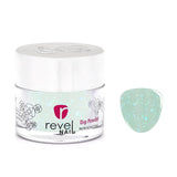 D602 Sulu Sea Green Flake Dip Powder
