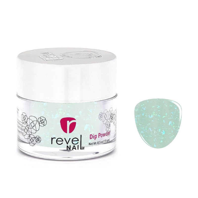 D602 Sulu Sea Green Flake Dip Powder