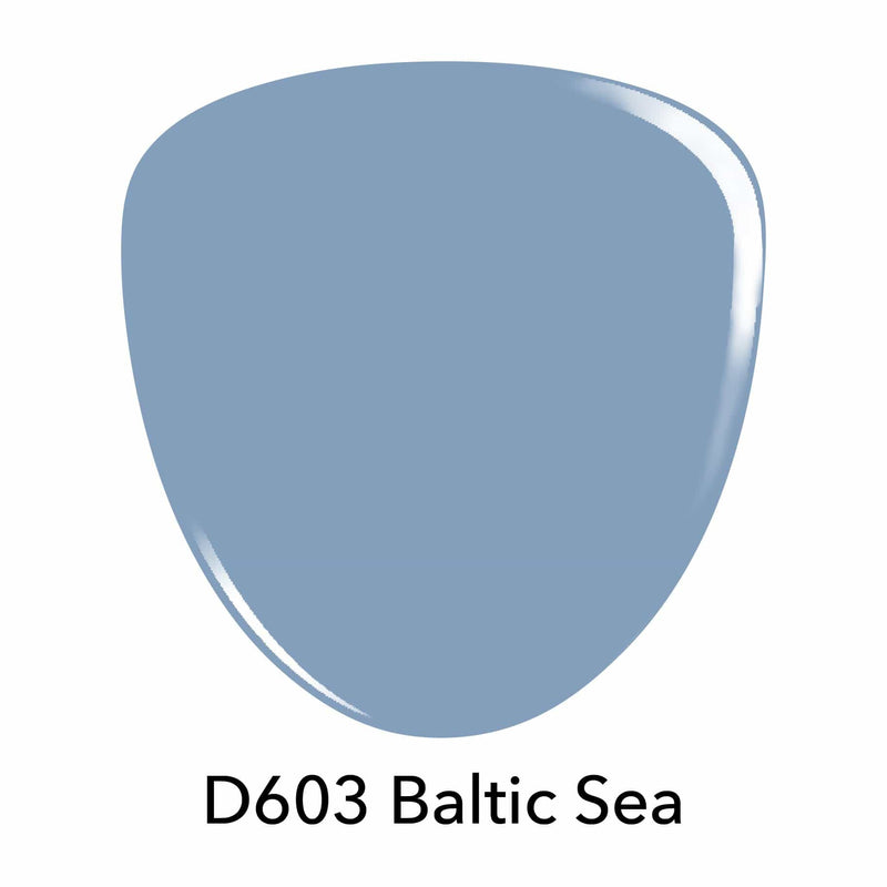 D603 Baltic Sea Blue Sheer Dip Powder