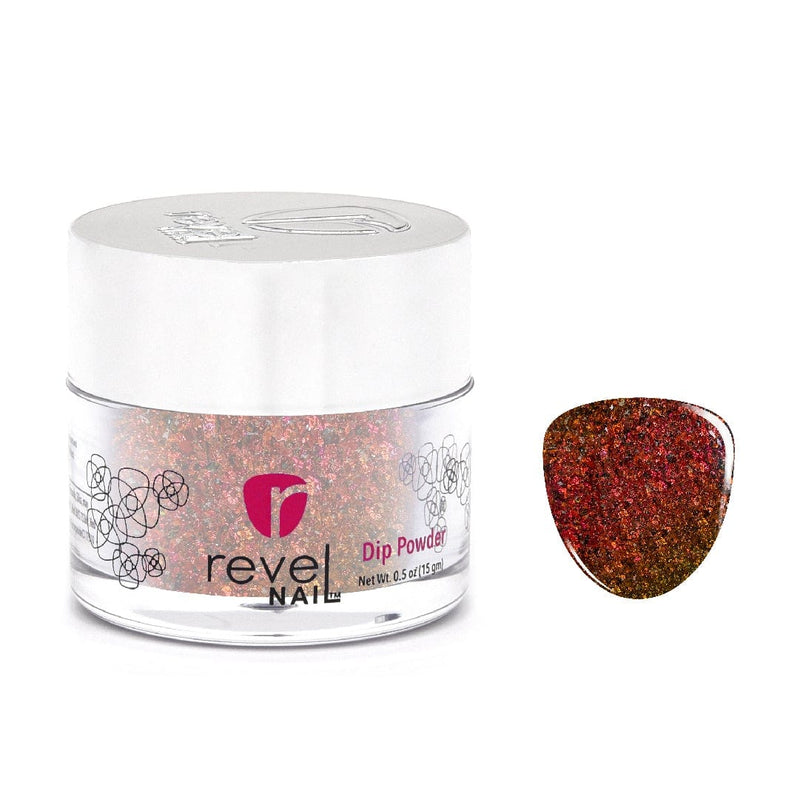 D612 Tapestry Red Flake Dip Powder