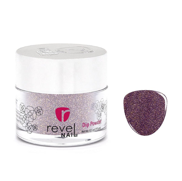 D619 Vineyard Purple Shimmer Dip Powder