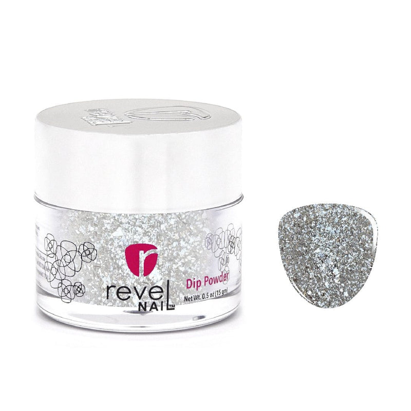 D624 Starlight Silver Flake Dip Powder