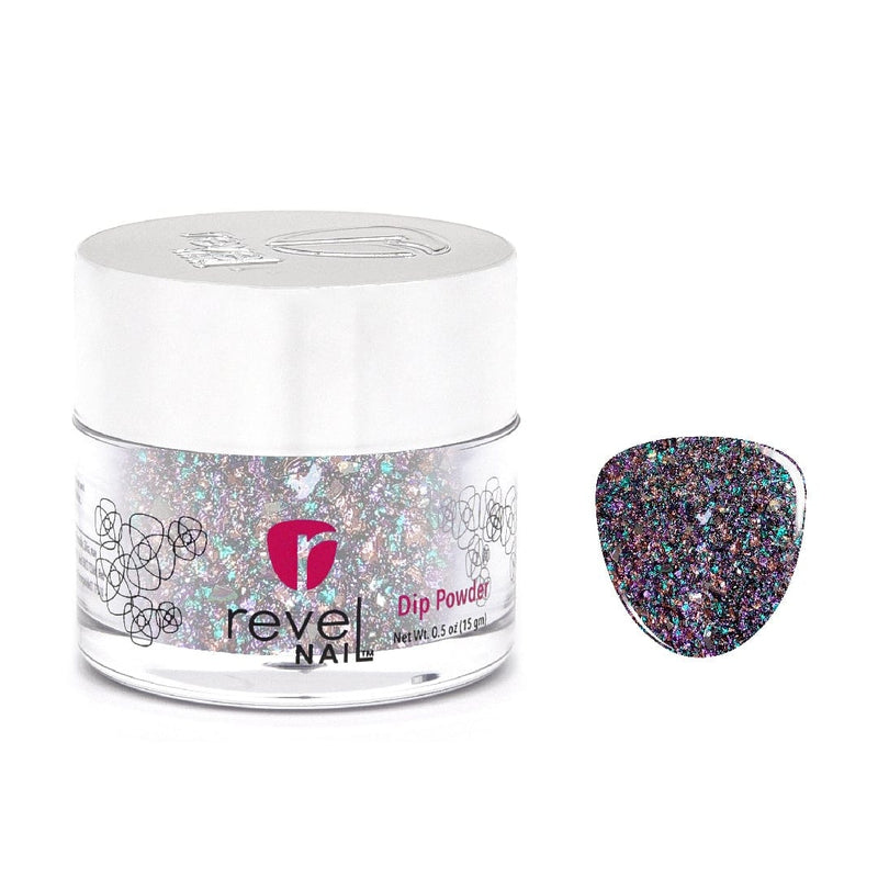 D628 Rhapsody Purple Flake Dip Powder