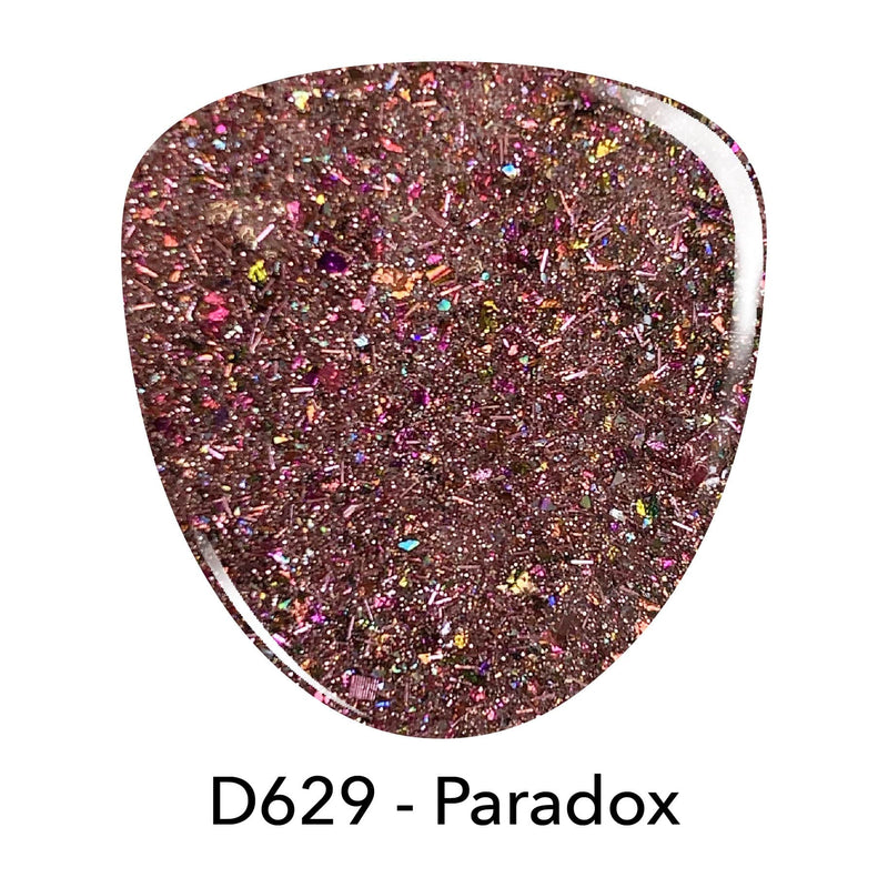 D629 Paradox Pink Flake Dip Powder