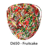 D650 Fruitcake Multi Glitter Dip Powder
