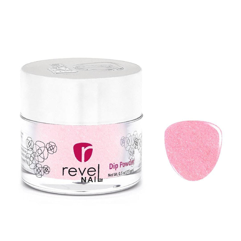 D97 Peppy Pink Glitter Dip Powder