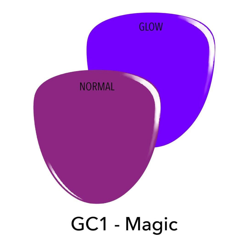 GC1 Magic Purple Glow Dip Powder