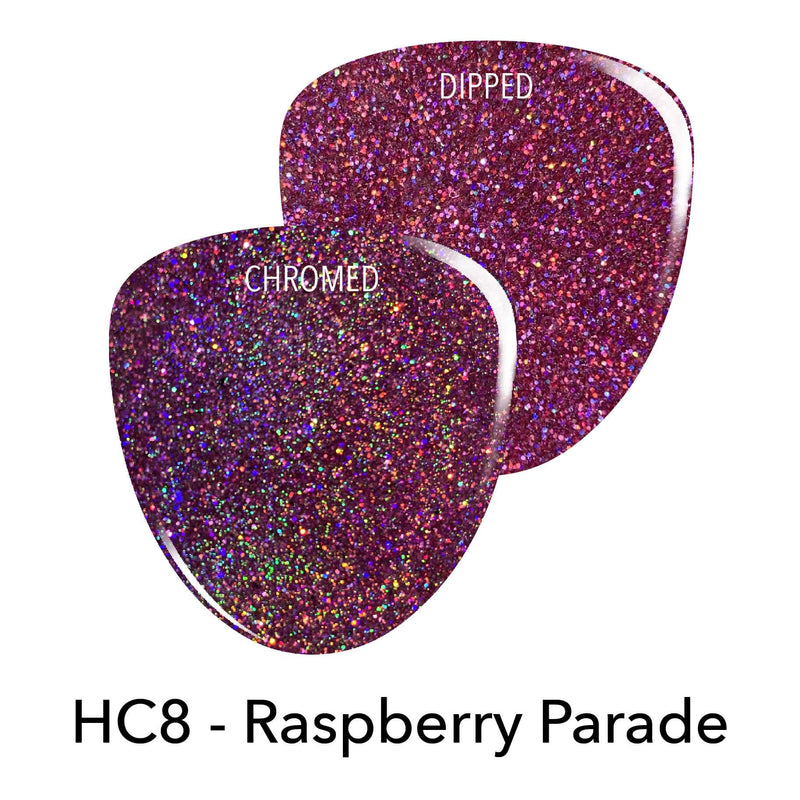 HC8 Raspberry Parade Pink Chrome Dip Powder