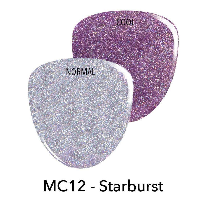 MC12 Starburst Purple Glitter Dip Powder