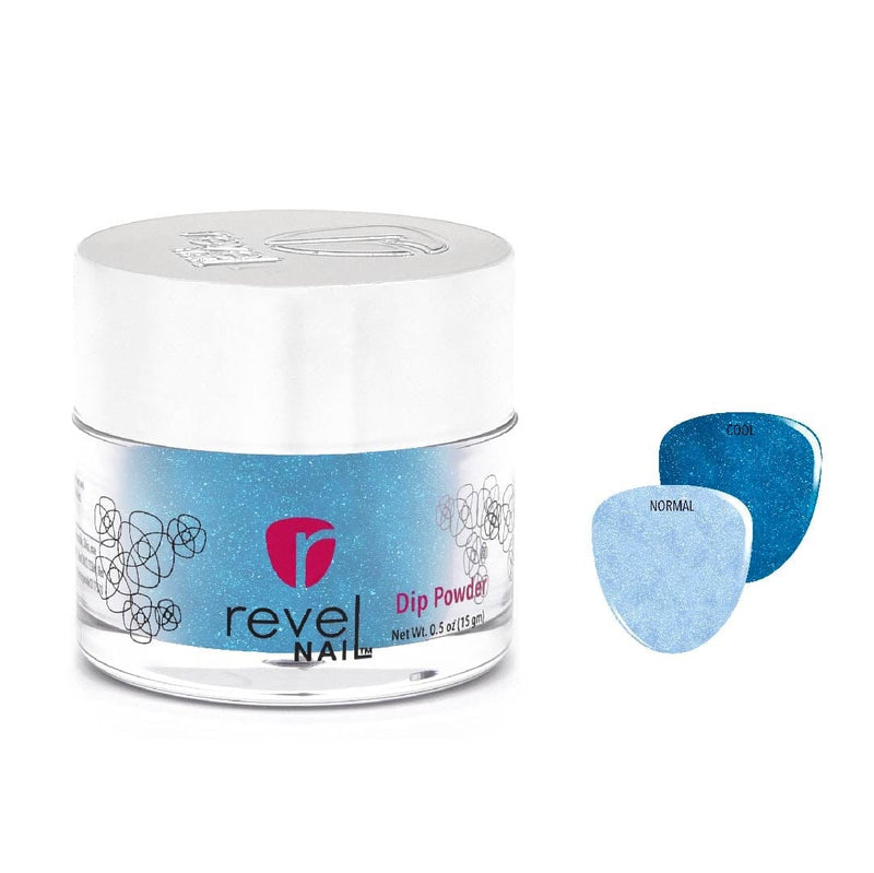 MC13 Whirlpool Blue Glitter Dip Powder